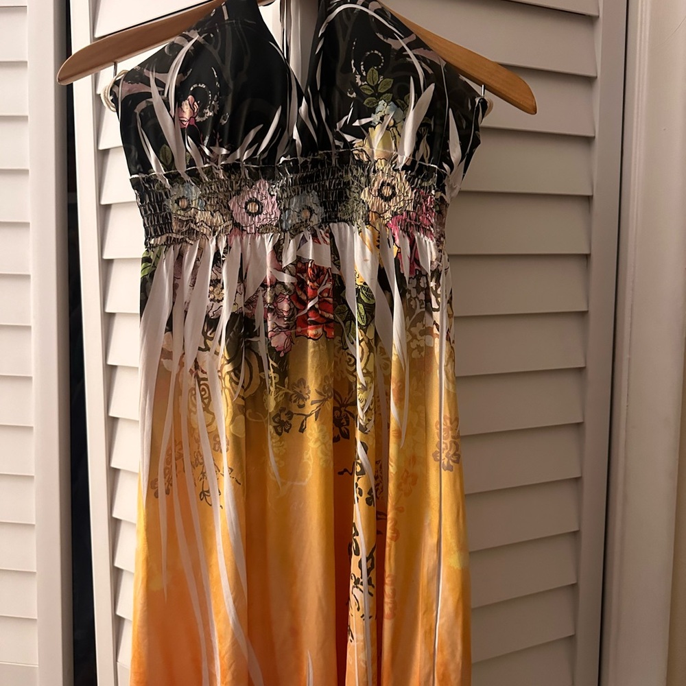 Floral Multicolor Maxi Dress